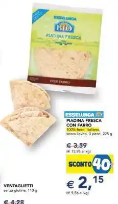Esselunga PIADINA FRESCA CON FARRO offerta