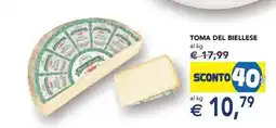 Esselunga Toma del Biellese offerta