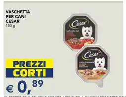 Esselunga Vaschetta per Cani Cesar offerta