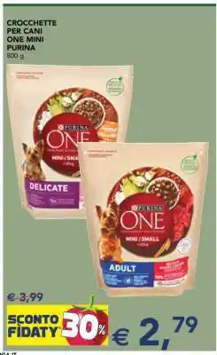 Esselunga CROCCHETTE PER CANI ONE MINI PURINA offerta