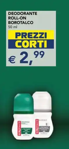 Esselunga Deodorante Roll On Borotalco offerta