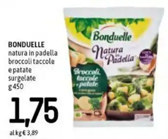 Famila Bonduelle Natura in padella broccoli taccole e patate surgelate 450g offerta