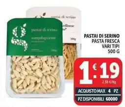 Deco Supermercati Pastai di serino pasta fresca offerta