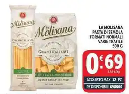 Deco Supermercati La molisana pasta di semola formati normali offerta