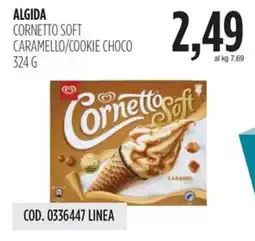 Carico Cash & Carry Algida cornetto soft caramello/cookie choco offerta