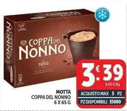 Deco Supermercati Motta coppa del nonno offerta