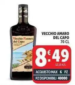 Deco Supermercati Vecchio amaro del capo offerta