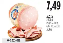 Carico Cash & Carry Alcisa 2 torri mortadella con pistacchi offerta