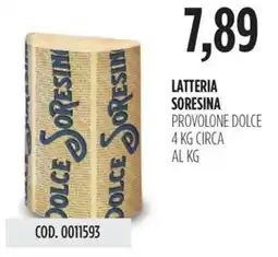Carico Cash & Carry Latteria soresina provolone dolce offerta