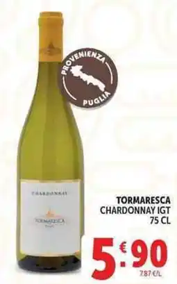 Deco Supermercati Tormaresca chardonnay igt offerta