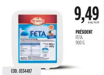 Carico Cash & Carry Président feta offerta