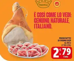Deco Supermercati Prosciutto di parma dop 16 mesi offerta