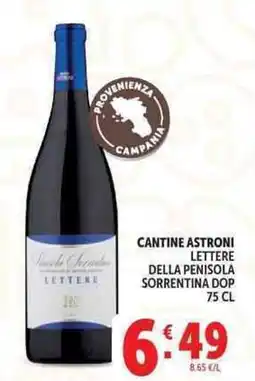 Deco Supermercati Cantine astroni lettere della penisola sorrentina dop offerta