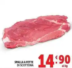 Deco Supermercati Spalla a fette di scottona offerta