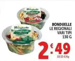 Deco Supermercati Bonduelle le regionali offerta