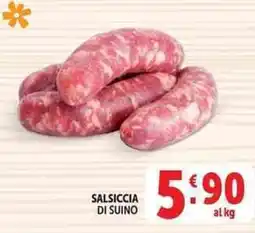 Deco Supermercati Salsiccia di suino offerta