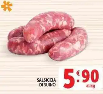 Deco Supermercati Salsiccia di suino offerta