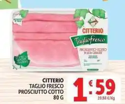 Deco Supermercati Citterio taglio fresco prosciutto cotto offerta