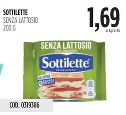 Carico Cash & Carry Sottilette senza lattosio offerta