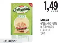 Carico Cash & Carry Galbani galbanino fette di formaggio classiche offerta