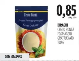 Carico Cash & Carry Biraghi cento bontà formaggio grattugiato offerta
