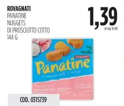 Carico Cash & Carry Rovagnati panatine nuggets di prosciutto cotto offerta