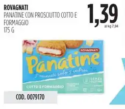 Carico Cash & Carry Rovagnati panatine con prosciutto cotto e formaggio offerta