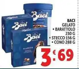 Deco Supermercati Baci gelato barattolo, stecco, cono offerta