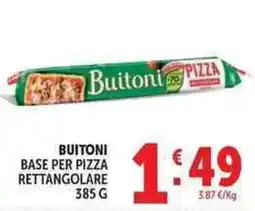 Deco Supermercati Buitoni base per pizza rettangolare offerta