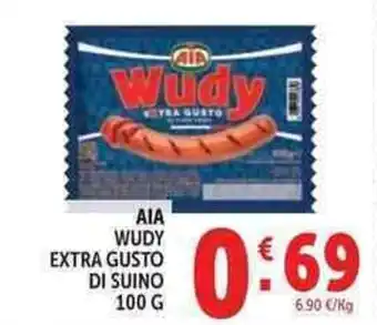 Deco Supermercati Aia wudy extra gusto di suino offerta