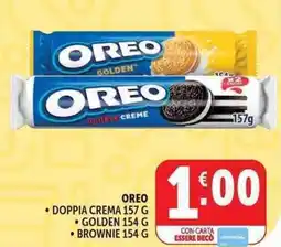 Deco Supermercati Oreo doppia crema, golden, brownie offerta