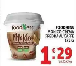 Deco Supermercati Foodness mokico crema fredda al caffé offerta