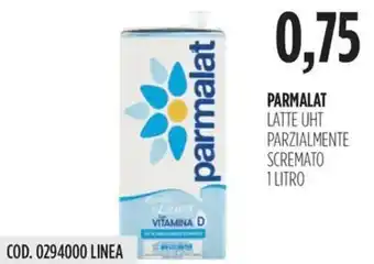 Carico Cash & Carry Parmalat latte uht parzialmente scremato offerta