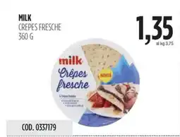 Carico Cash & Carry Milk crepes fresche offerta