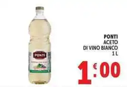 Deco Supermercati Ponti aceto di vino bianco offerta