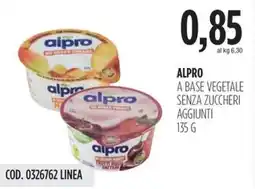Carico Cash & Carry Alpro a base vegetale senza zuccheri aggiunti offerta