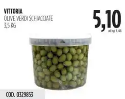 Carico Cash & Carry Vittoria olive verdi schiacciate offerta