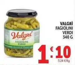 Deco Supermercati Valgrì fagiolini verdi offerta