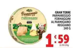 Deco Supermercati Gran terre parmareggio formaggini al parmigiano reggiano offerta