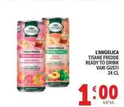 Deco Supermercati L'angelica tisane fredde ready to drink offerta