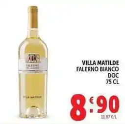 Deco Supermercati Villa matilde falerno bianco doc offerta