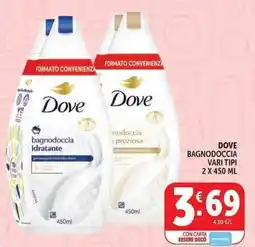 Deco Supermercati Dove bagnodoccia offerta