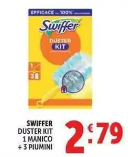 Deco Supermercati Swiffer duster kit 1 manico + 3 piumini offerta