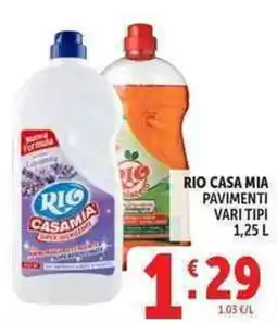 Deco Supermercati Rio casa mia pavimenti offerta