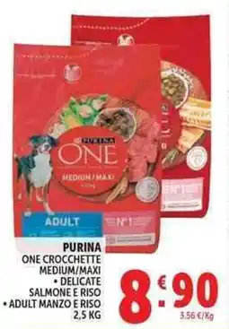 Deco Supermercati Purina one crocchette medium/maxi offerta