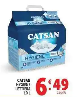 Deco Supermercati Catsan hygiene lettiera offerta