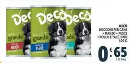 Deco Supermercati Decò bocconi per cane offerta