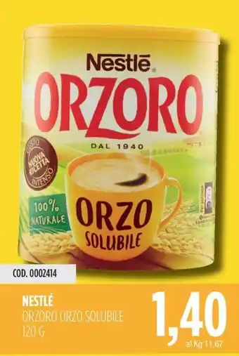 Carico Cash & Carry Nestle orzoro orzo solubile offerta
