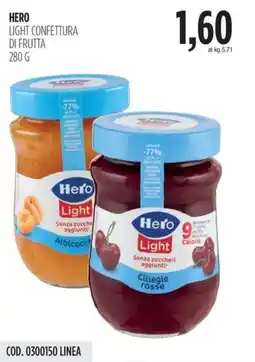 Carico Cash & Carry Hero light confettura di frutta offerta