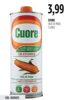 Carico Cash & Carry Cuore olio di mais offerta